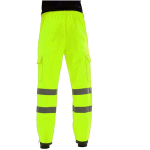 Safety Construction Work Pants Reflective <b>Cargo</b> Workwear <b>Trousers</b> with Multi Pockets for Industrial <b>Workers</b> - Product Image 5