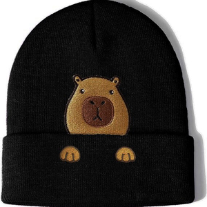 Highland Cow Beanie <b>Hat</b> Gifts Women <b>Men</b> Cow Lovers Unisex Cute Embroidered 100% Acrylic Jacquard <b>Knit</b> Scottish Birthday Adults - Product Image 5