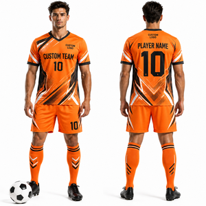 Conjunto de Uniforme de Fútbol para Equipo: Camiseta, Pantalones Cortos y Calcetines - Pedido ODM, Ropa Deportiva, Kit Completo con Diseño a Juego y Costuras Reforzadas - Product Image 6