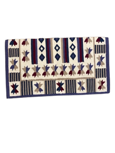 Western Horse Supplies Handmade Wool Saddle Blanket for Horse Owners Riders <b>Trainers</b> Horse Shows Trail Riding and Ranch <b>Work</b> - Product Image 3