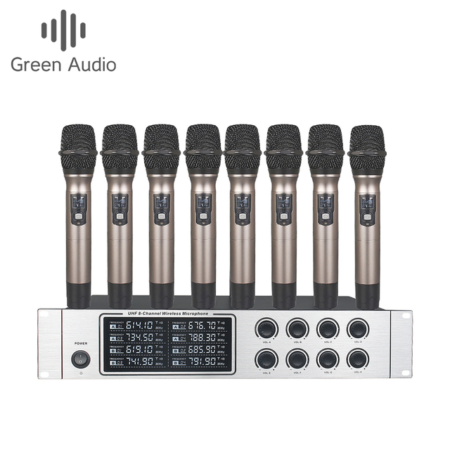 GAW-U8804 Professional UHF Wireless Microphone Digital Conference System KTV Singing Stage Sound System Equipment
