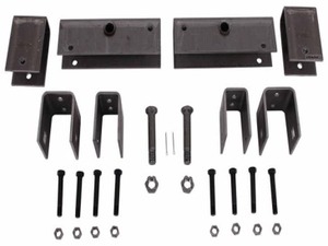 Kit de suspension d'essieu tandem pour ressorts à glissière de 2 po, essieux de remorque 5.2K-8K, comprend des supports de 3 po de large, des égaliseurs de 12 po et des boulons à œil de ressort de 9/16 po - Product Image 3
