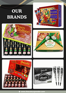 Black Henna <b>Cone</b> | Deep Dark Natural <b>Mehndi</b> | Smooth Flow, Long-Lasting Stain | Ready to Use - Product Image 2