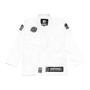 Uniforme de Jiu Jitsu Blanco Personalizado, BJJ GI Shoyorol Lote 102, Competidor Profesional, Lavado, 100% Algodón, Secado Rápido, Ligero - Product Image 6