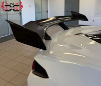 Aileron arrière en fibre de carbone sèche PU-Design pour Chevrolet Corvette C8 Z06, amélioration du pare-chocs, style ZR1, kit carrosserie