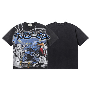 Camisetas de manga corta para hombre, estilo vintage MAJESTIK, con pedrería, para verano, formales, con estampado tejido, de poliéster/algodón, en stock, proveedor. - Product Image 6