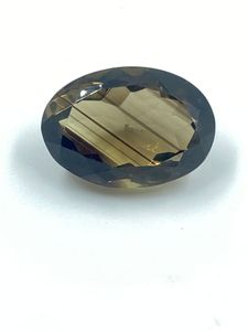 Cuarzo Ahumado Natural de Primera Calidad, Piedra Natural Hermosa, Corte Ovalado, 23.95 Quilates, para Anillos de Lujo y Fabricación de Joyas - Product Image 6