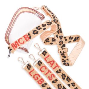 Correa de Bolso Personalizada con Cuentas y Letras, Color Sólido, para Uso Diario, Accesorio para Bolso de Mujer - Product Image 3