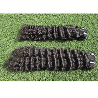 Nuevo Producto de Alta Calidad, Cabello Virgen Indio Remy 100% Liso, Grado 6A-10A, Extensiones a Granel, Doble Trama a Máquina, Clip-in/Weave