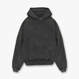 Hoodie de luxe surdimensionné pour homme, personnalisé, en molleton épais, en polyester/coton tricoté, avec faible MOQ, service OEM en gros - Product Image 2