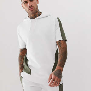 Ensemble de survêtement personnalisé en nylon et polyester, short et veste coupe-vent, deux pièces, pour homme, été - Product Image 4