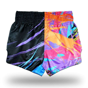 กางเกงมวยไทยคุณภาพสูง Fair tex ลายเสือขาว สำหรับชกมวย MMA คิกบ็อกซิ่ง แบบ unisex  ลายพราง  แบบ sublimation - Product Image 4