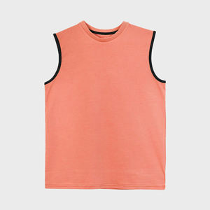 Custom Muscle Fitness Bodybuilding Gym <b>Clothing</b> Men's Sleeveless Knitted Quick Dry Eco-Friendly Tank Top - Product Image 3