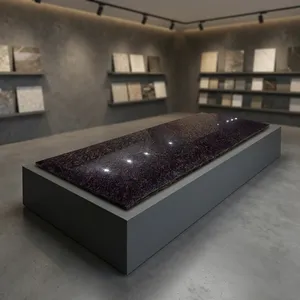 Luxury Cat Eyes Leather Granite Textured Natural <b>Stone</b> Slabs for Premium Countertops Staircases Hotel Projects and Modern - Product Image 2