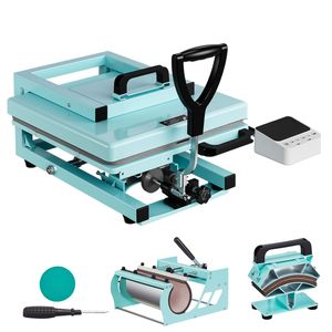 Nuovissima Pressa a Caldo Ibrida Brevettata 5-in-1 Multifunzione 15 X 15 Pollici, Riscaldamento Rapido e Uniforme, Facile Controllo per Sublimazione su Magliette e Tazze - Product Image 2