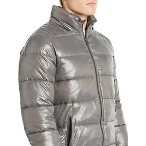 Customized Men's Plus Size Winter Puffer Jacket Reversible High Street Style Eco-Friendly Woolen Fabric - Product Image 3