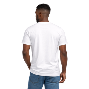 T-shirt à col en V Kappa Alpha Psi Number 2 Klub blanc, vêtement de fraternité grecque avec motif audacieux, confort premium et coupe élégante - Product Image 2