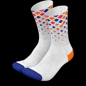Calcetines de Running para Hombre OEM Performance, Transpirables, Antibacterianos, Acolchados, Antideslizantes, Delgados, de Poliéster/Algodón para Larga Distancia - Product Image 1