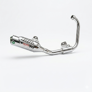 Conjunto de Silenciador para Motocicleta Bajaj Pulsar 150 DTSi, Silenciador de Escape, Repuesto OEM - Product Image 1