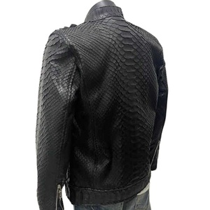 Veste coupe-vent unisexe en cuir à col montant, style unique, très vendue, coupe ajustée, pour la course à pied, décontractée, streetwear, personnalisable - Product Image 2