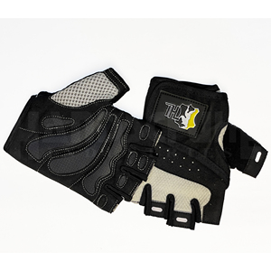 Gants de musculation professionnels Tan & Blacks avec bandes de maintien robustes pour les poignets |   Poignée antidérapante de qualité supérieure pour un équipement de musculation ultime - Product Image 6