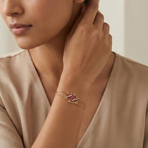 Brazalete de Diamantes Naturales de 0.06 Quilates, Certificado IGI, Color H-I, Corte Brillante Redondo, Claridad VS-SI, Joyería Fina Extraída de la Tierra - Product Image 1