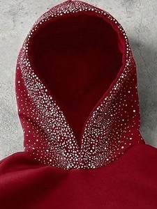 เสื้อฮู้ดสไตล์บลิงประดับเพชรสำหรับผู้ชาย ขายส่ง สีตามสั่ง สวมใส่สบาย ระบายอากาศได้ดี มีซิป ผลิตจากผ้าฝ้าย 100% สำหรับฤดูหนาว - Product Image 2