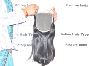 Closure HD 6*6 Lisse pour femmes, cheveux humains indiens, fabrication artisanale, double tirage à la machine, vente en gros, extension de cheveux naturels avec cuticules intactes - Product Image 4