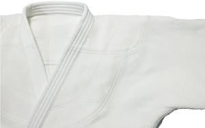 OEM ODM 450g Tissu personnalisé en maille perlée pour judo, noir, Gi de Jiu-Jitsu pour arts martiaux, séchage rapide, respirant, durable - Product Image 2