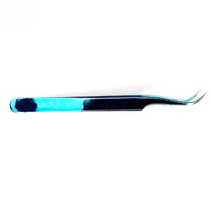 Pinzas para Extensiones de Pestañas con Punta Recta y Curva 2026, Pinzas de Acero Inoxidable Blancas y Negras para Pestañas Postizas - Product Image 6