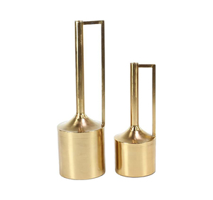 Handcrafted Decorative Iron Flower Vase with Premium Finish and Modern Interior Elegance - Product Image 2