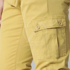 Men's Straight Casual Lightweight High Waist Cargo <b>Pants</b> 100% Cotton Eco-Friendly Breathable Quick Dry OEM Service Hot Sale - Product Image 6