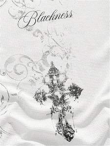 Sudadera gótica con estampado gráfico para hombre, cuello redondo, tejido gofrado, unisex. - Product Image 4