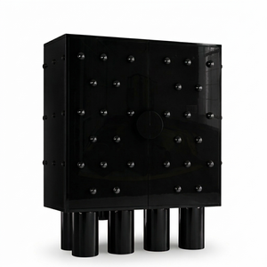 Mueble Bar Vigna con Estructura de Madera Maciza y Acabado de Pintura Personalizado, Envío a Granel, Mueble Bar de Lujo Totalmente Personalizable - Product Image 3