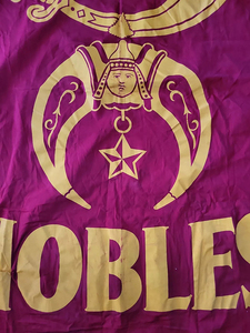 Masonic Welcome Nobles Mystic Shrine <b>Banner</b> Flag Freemasonry Rare Embroidery Top Quality Brand New Embroidered Mason <b>Banners</b> - Product Image 6