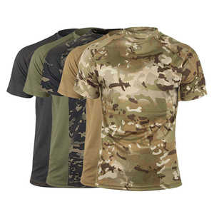 Camisetas de Verano para Hombre de Secado Rápido, Deportivas, Holgadas, de Manga Corta, Cuello Redondo, Poliéster/Algodón, Ecológicas, de Color Sólido - Product Image 6