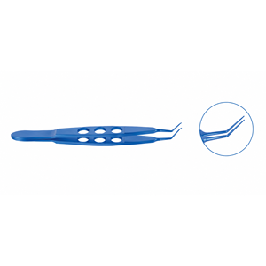 Pinzas de Capsulorrexis Utarta de Titanio Azul de Alta Precisión, Pinzas Microquirúrgicas Oftálmicas para Cirugía de Cataratas Delicadas - Product Image 6