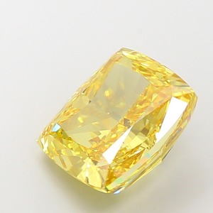 Venta al por mayor de diamantes modificados de corte cojín, color amarillo intenso de 10.06 quilates, claridad VS1, pulido excelente, simetría, alto valor, comercio B2B - Product Image 3