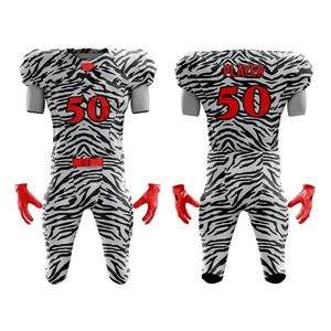 Custom American Football Team Jersey Short Sleeve Plus Size Premium Performance Sportswear Quick Dry <b>Athletic</b> Uniform OEM ODM - Product Image 4