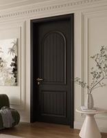 Portes intérieures en bois massif au design moderne et élégant pour villa, chambre à coucher et autres pièces