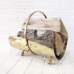 Eco Friendly Brass Fireplace <b>Log</b> <b>Holder</b> Custom Manufacturer Brass Firewood Rack <b>Log</b> <b>Holder</b> Lowest Price - Product Image 1