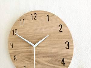 Hand Crafted Rustic Wooden <b>Wall</b> <b>Clock</b> Round Analog Quartz Numerals For Living Room <b>Decor</b> - Product Image 3