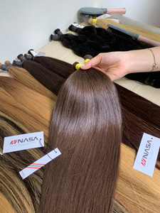 Cabello Humano 100% Real de Alta Calidad, a Granel, de un Solo Donante, de la Empresa Nasa Hair, Super Double Drawn, Precio de Fábrica - Product Image 1