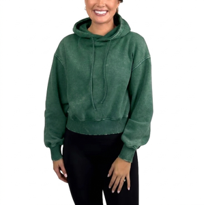 Sudadera con Capucha Lisa Personalizada para Mujer, de Alta Calidad, Transpirable, Forrada de Felpa para Invierno, 100% Algodón, Corte Regular - Product Image 6