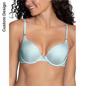 Sujetador Push-Up para Mujer, Transpirable, Copa Completa, Diseño Moderno, Sin Costuras, Encaje, Relleno Suave, Uso Diario, Lencería Sexy, Fabricante OEM, Marca Privada - Product Image 2