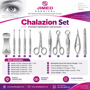Kit Manual para Quirófano de Chalazion, Instrumentos Oftalmológicos, Herramientas Quirúrgicas Oculares para Cirugía de Párpados, Eliminación de Chalazion JIMED SURGICAL - Product Image 6