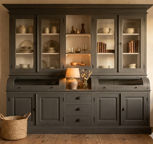 ตู้โชว์ไม้เนื้อแข็งแบบเป็นมิตรกับสิ่งแวดล้อม ทนทาน ดีไซน์ทันสมัย พร้อมช่องเก็บของแบบซ่อนหลายชั้น - Product Image 4