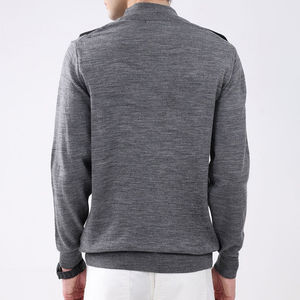 Men Oversized <b>Mock</b> <b>Neck</b> Long Sleeve 100% Cotton Breathable Soft Fabric Casual Streetwear <b>Top</b> - Product Image 4