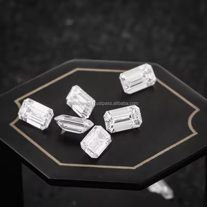 Prix de gros direct usine Diamant synthétique HPHT CVD de couleur blanche, taille émeraude, certifié IGI, clarté VVS, cultivé en laboratoire - Product Image 4