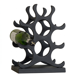 Luxury Design <b>Freestanding</b> Geometric Wine Bottle Holder Copper Metal Wine Rack 5-9 Bottle Capacity Display Stand Home Furniture - Product Image 6